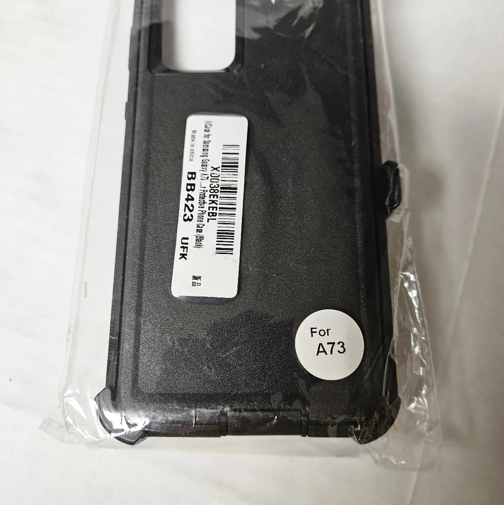 Black Phone Case with Belt‎ Clip Samsung A73